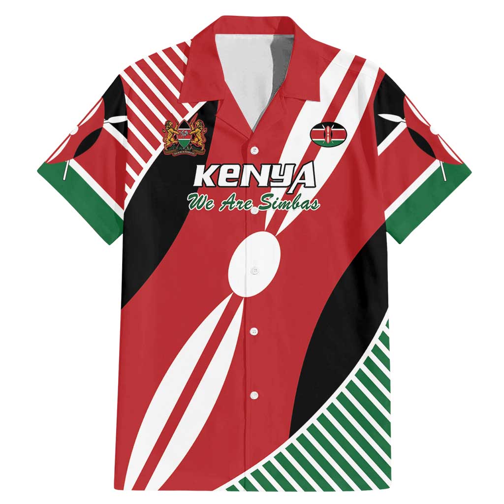 Custom Kenya Rugby Family Matching Mermaid Dress and Hawaiian Shirt Flag Style - Wonder Print Shop