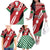 Custom Kenya Rugby Family Matching Off The Shoulder Long Sleeve Dress and Hawaiian Shirt Flag Style - Wonder Print Shop