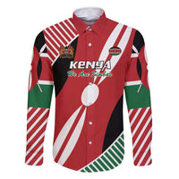 Custom Kenya Rugby Family Matching Off Shoulder Maxi Dress and Hawaiian Shirt Flag Style - Wonder Print Shop