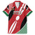 Custom Kenya Rugby Family Matching Off Shoulder Short Dress and Hawaiian Shirt Flag Style - Wonder Print Shop