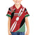 Custom Kenya Rugby Family Matching Off Shoulder Short Dress and Hawaiian Shirt Flag Style - Wonder Print Shop