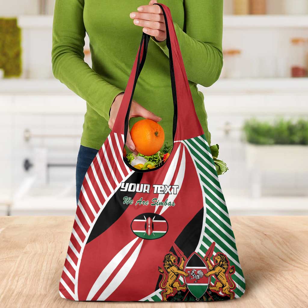 Custom Kenya Rugby Grocery Bag Flag Style