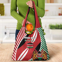 Custom Kenya Rugby Grocery Bag Flag Style