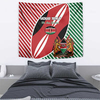 Custom Kenya Rugby Tapestry Flag Style - Wonder Print Shop