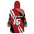 Custom Kenya Rugby Wearable Blanket Hoodie Flag Style - Wonder Print Shop