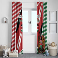 Custom Kenya Rugby Window Curtain Flag Style - Wonder Print Shop