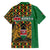 Kenya Family Matching Long Sleeve Bodycon Dress and Hawaiian Shirt Coat Of Arms Kente Pattern - Wonder Print Shop