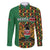 Kenya Family Matching Long Sleeve Bodycon Dress and Hawaiian Shirt Coat Of Arms Kente Pattern - Wonder Print Shop