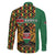 Kenya Family Matching Long Sleeve Bodycon Dress and Hawaiian Shirt Coat Of Arms Kente Pattern - Wonder Print Shop