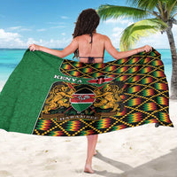 Kenya Sarong Coat Of Arms Kente Pattern - Wonder Print Shop