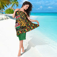 Kenya Sarong Coat Of Arms Kente Pattern - Wonder Print Shop