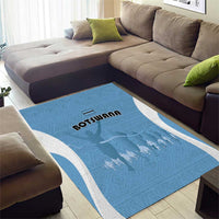 Botswana Athletics Area Rug Go Champions Go - Wonder Print Shop