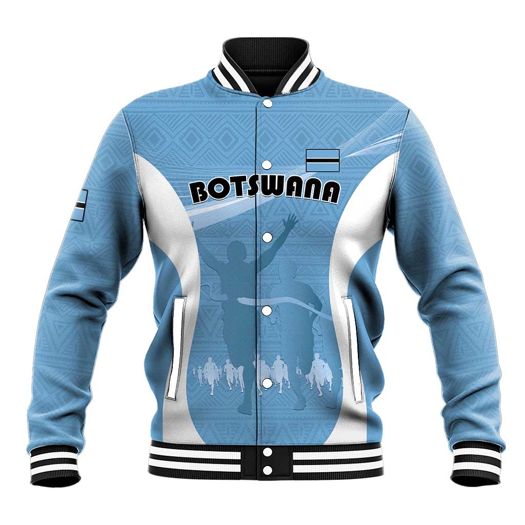Personalized Botswana Athletics Baseball Jacket Go Champions Go - Wonder Print Shop