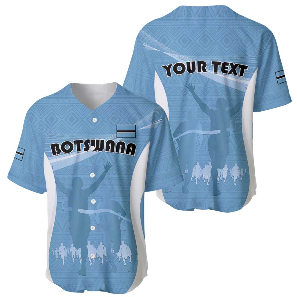Personalized Botswana Athletics Baseball Jersey Go Champions Go - Wonder Print Shop