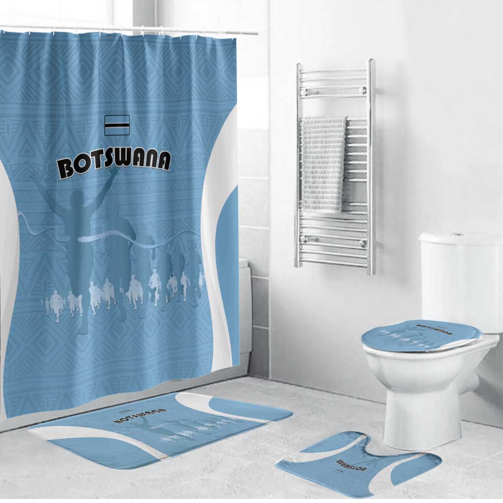 Botswana Athletics Bathroom Set Go Champions Go - Wonder Print Shop