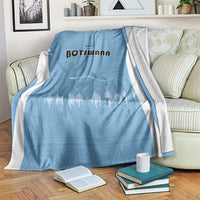 Botswana Athletics Blanket Go Champions Go - Wonder Print Shop
