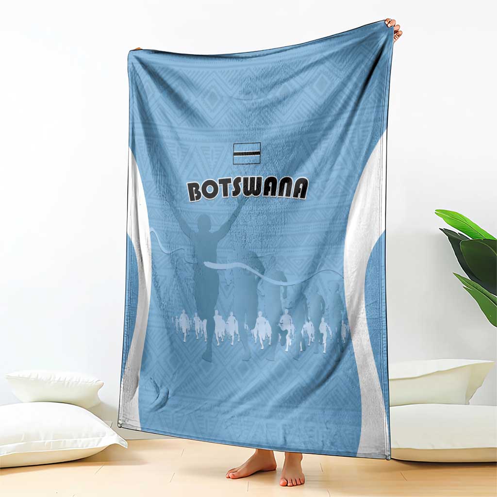 Botswana Athletics Blanket Go Champions Go - Wonder Print Shop