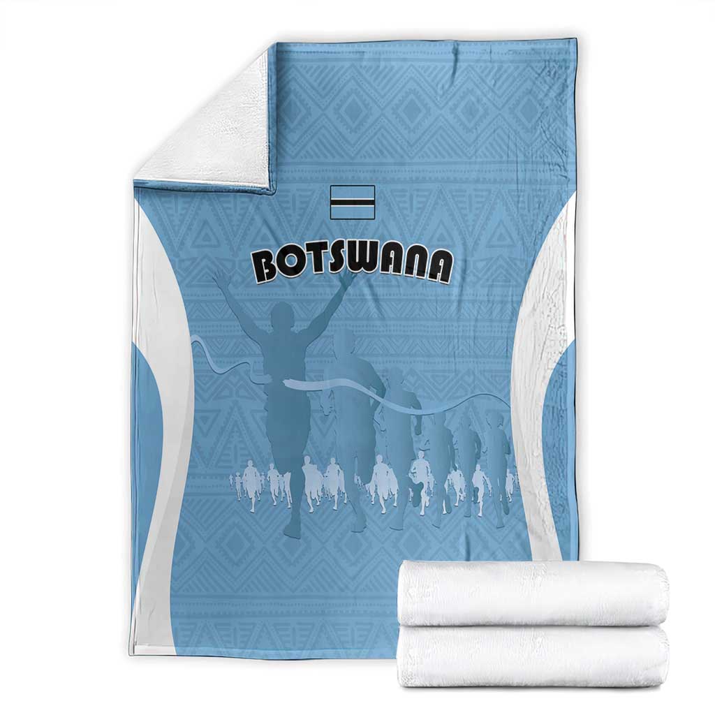 Botswana Athletics Blanket Go Champions Go - Wonder Print Shop