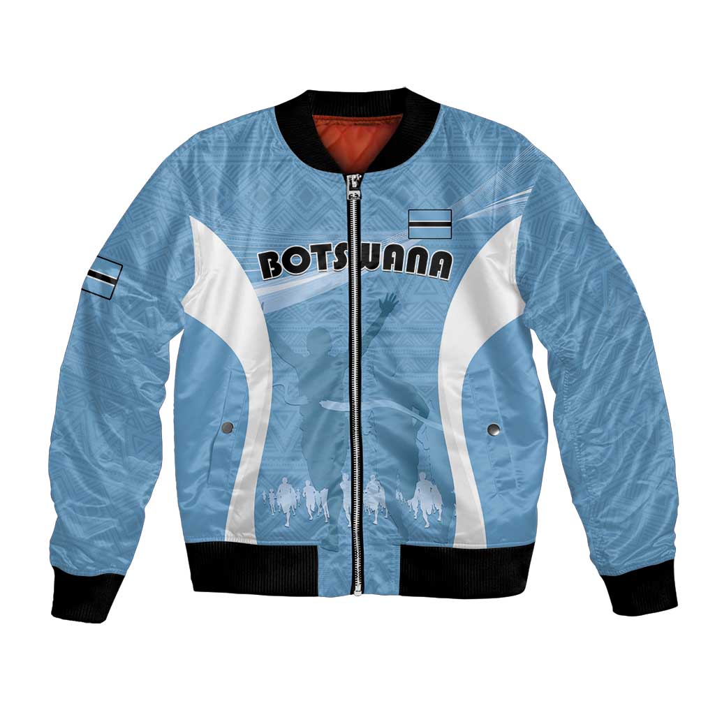 Personalized Botswana Athletics Bomber Jacket Go Champions Go - Wonder Print Shop