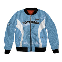 Personalized Botswana Athletics Bomber Jacket Go Champions Go - Wonder Print Shop
