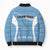 Personalized Botswana Athletics Bomber Puffer Jacket Go Champions Go - Wonder Print Shop