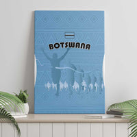 Botswana Athletics Canvas Wall Art Go Champions Go - Wonder Print Shop