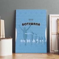 Botswana Athletics Canvas Wall Art Go Champions Go - Wonder Print Shop