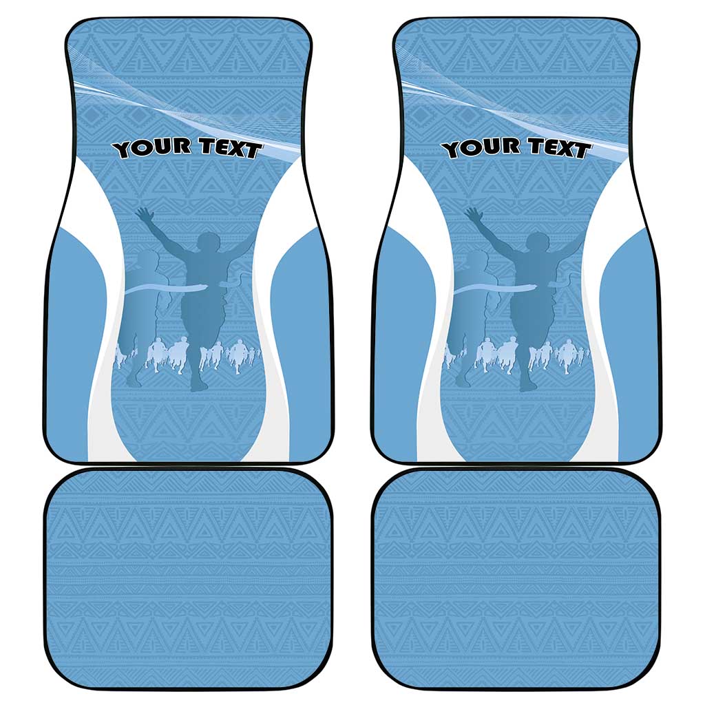 Personalized Botswana Athletics Car Mats Go Champions Go - Wonder Print Shop