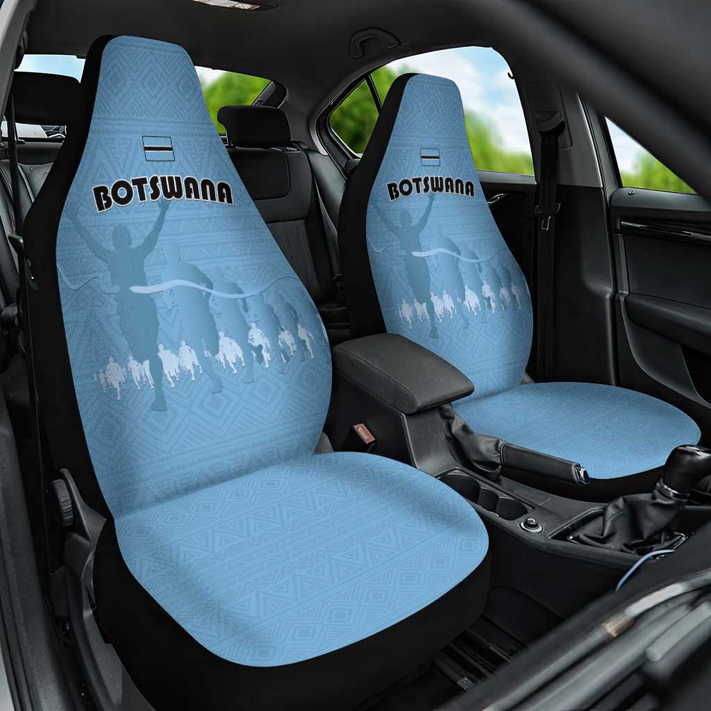Botswana Athletics Car Seat Cover Go Champions Go - Wonder Print Shop