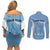 Personalized Botswana Athletics Couples Matching Off Shoulder Short Dress and Long Sleeve Button Shirt Go Champions Go - Wonder Print Shop
