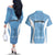 Personalized Botswana Athletics Couples Matching Off The Shoulder Long Sleeve Dress and Hawaiian Shirt Go Champions Go - Wonder Print Shop