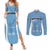 Personalized Botswana Athletics Couples Matching Summer Maxi Dress and Long Sleeve Button Shirt Go Champions Go - Wonder Print Shop