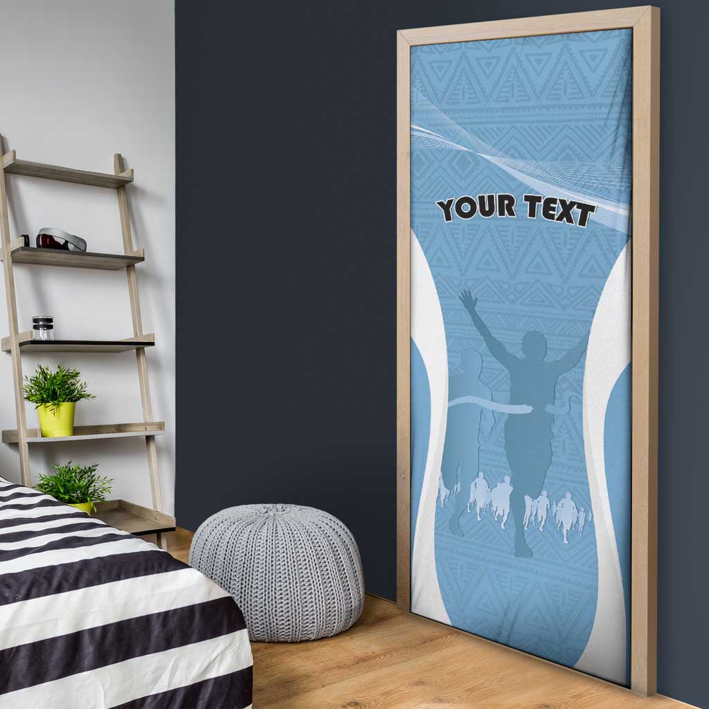Personalized Botswana Athletics Door Cover Go Champions Go - Wonder Print Shop