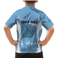 Personalized Botswana Athletics Family Matching Mermaid Dress and Hawaiian Shirt Go Champions Go - Wonder Print Shop