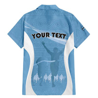 Personalized Botswana Athletics Family Matching Mermaid Dress and Hawaiian Shirt Go Champions Go - Wonder Print Shop