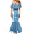 Personalized Botswana Athletics Family Matching Mermaid Dress and Hawaiian Shirt Go Champions Go - Wonder Print Shop