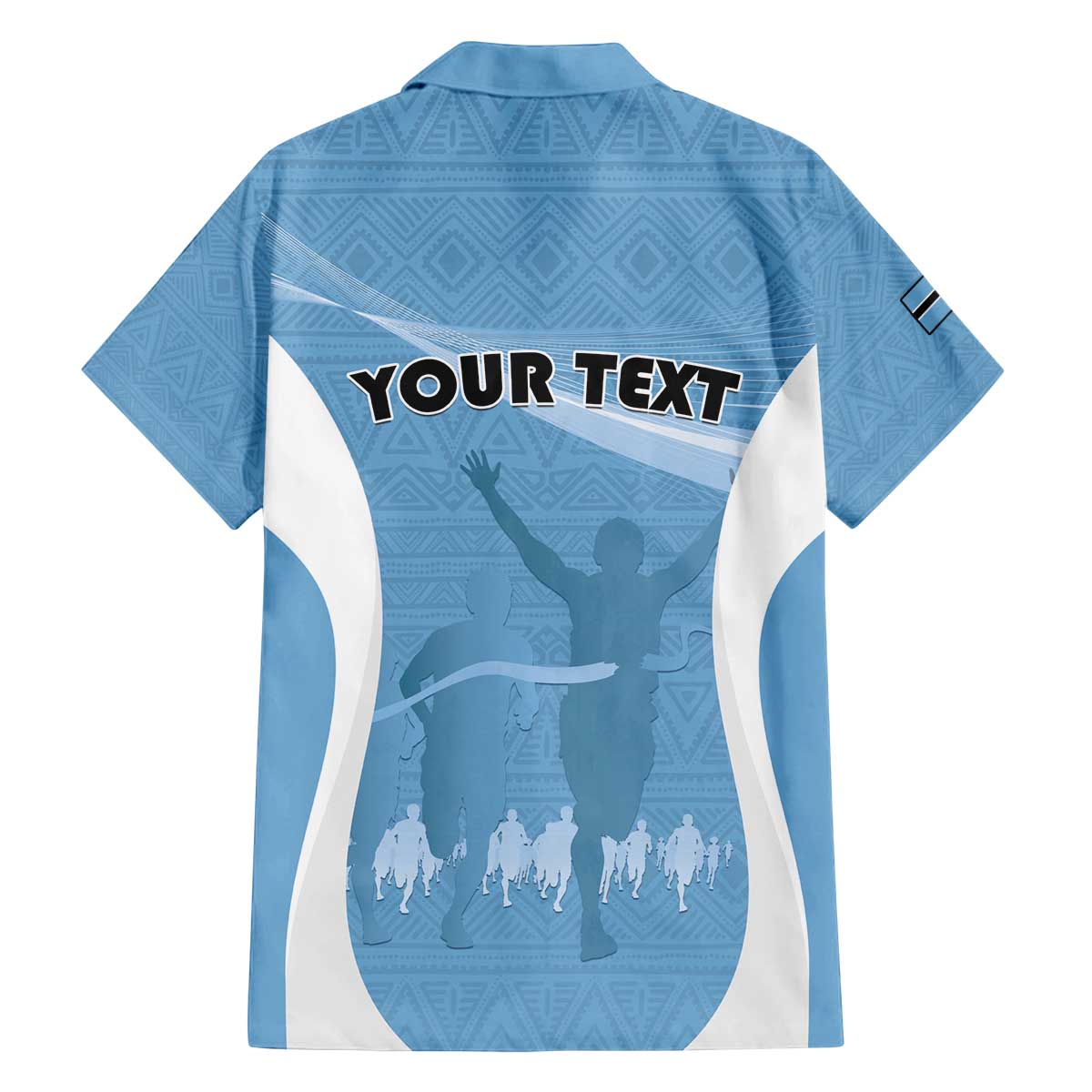 Personalized Botswana Athletics Family Matching Off The Shoulder Long Sleeve Dress and Hawaiian Shirt Go Champions Go - Wonder Print Shop