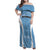 Personalized Botswana Athletics Family Matching Off Shoulder Maxi Dress and Hawaiian Shirt Go Champions Go - Wonder Print Shop