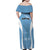 Personalized Botswana Athletics Family Matching Off Shoulder Maxi Dress and Hawaiian Shirt Go Champions Go - Wonder Print Shop