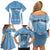 Personalized Botswana Athletics Family Matching Off Shoulder Short Dress and Hawaiian Shirt Go Champions Go - Wonder Print Shop