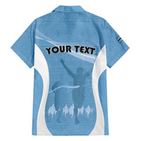 Personalized Botswana Athletics Family Matching Puletasi and Hawaiian Shirt Go Champions Go - Wonder Print Shop