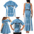 Personalized Botswana Athletics Family Matching Tank Maxi Dress and Hawaiian Shirt Go Champions Go - Wonder Print Shop