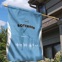 Botswana Athletics Garden Flag Go Champions Go - Wonder Print Shop