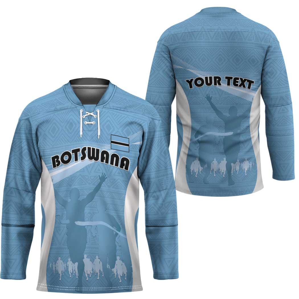 Personalized Botswana Athletics Hockey Jersey Go Champions Go - Wonder Print Shop