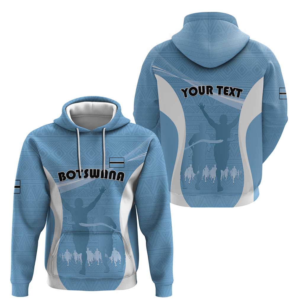Personalized Botswana Athletics Hoodie Go Champions Go - Wonder Print Shop
