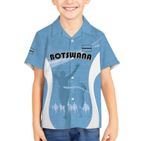 Personalized Botswana Athletics Kid Hawaiian Shirt Go Champions Go - Wonder Print Shop