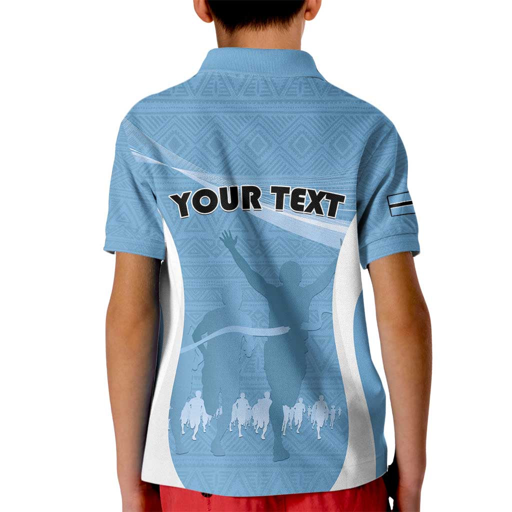 Personalized Botswana Athletics Kid Polo Shirt Go Champions Go - Wonder Print Shop