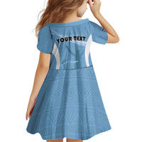 Personalized Botswana Athletics Kid Short Sleeve Dress Go Champions Go - Wonder Print Shop