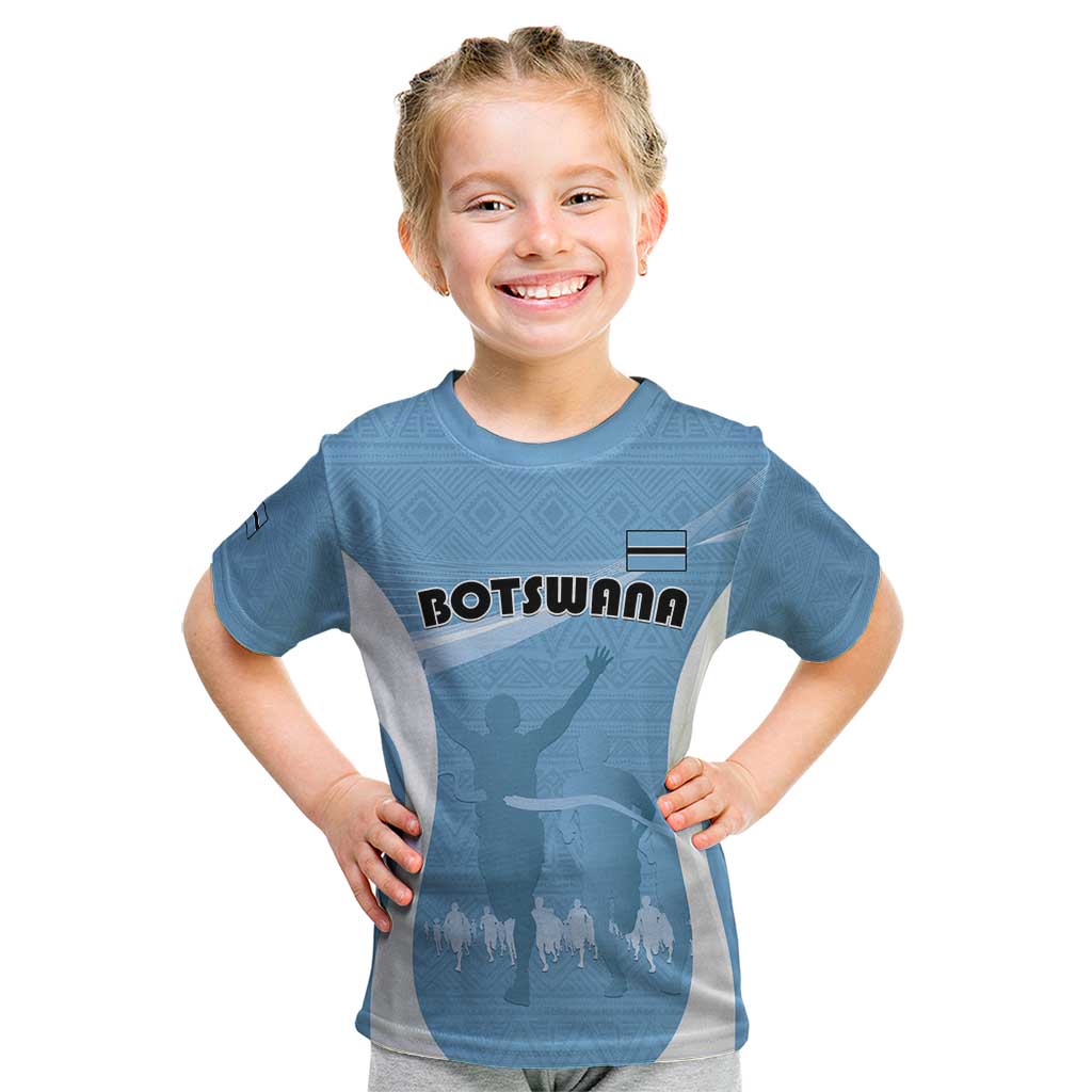 Personalized Botswana Athletics Kid T Shirt Go Champions Go - Wonder Print Shop