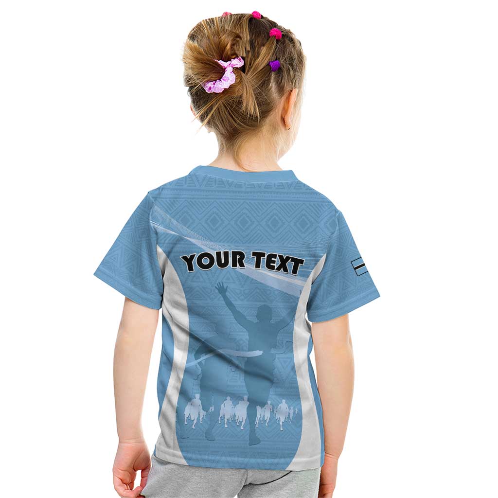 Personalized Botswana Athletics Kid T Shirt Go Champions Go - Wonder Print Shop